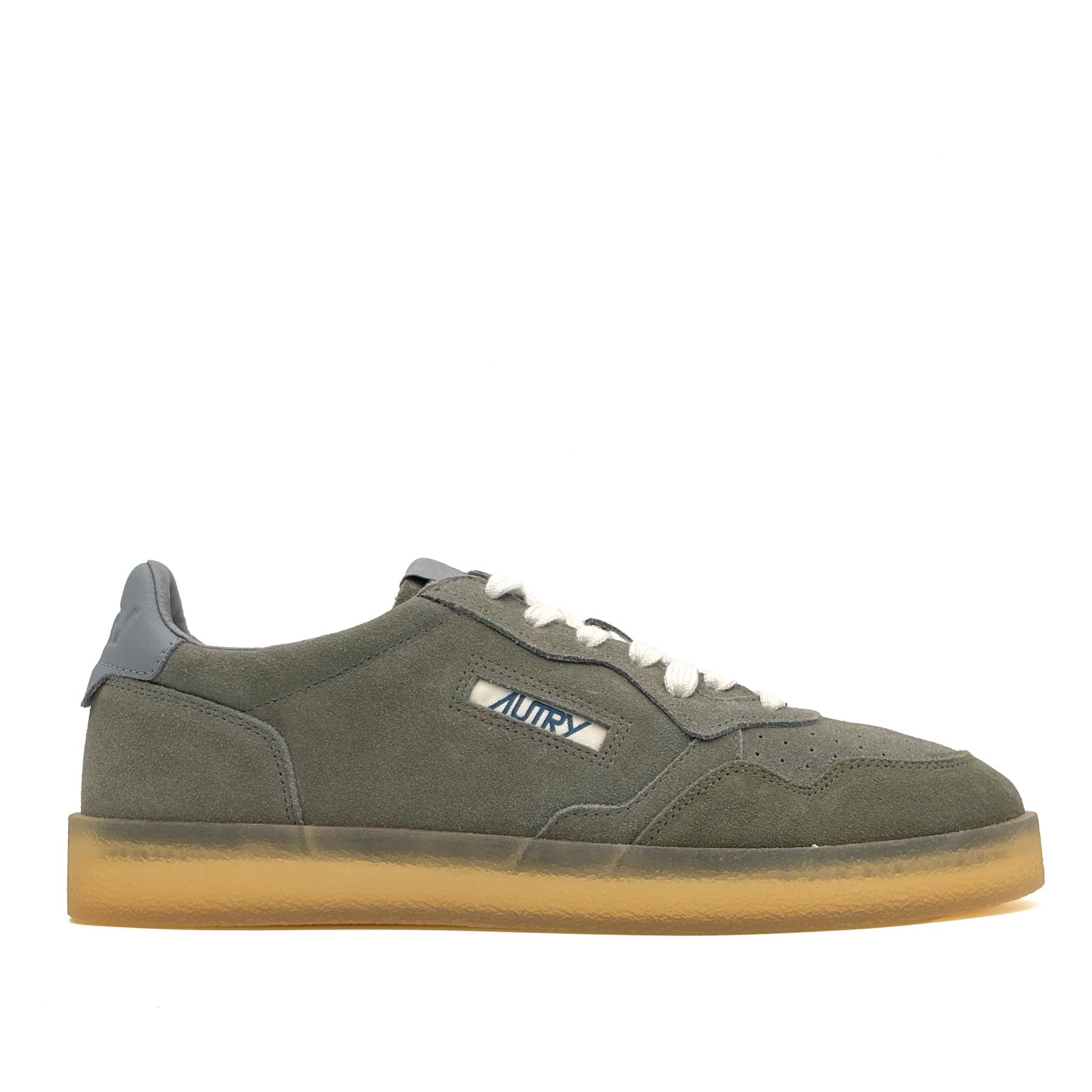 Medalist Low Man Suede Leather Crepe Smoke Green Night Owl