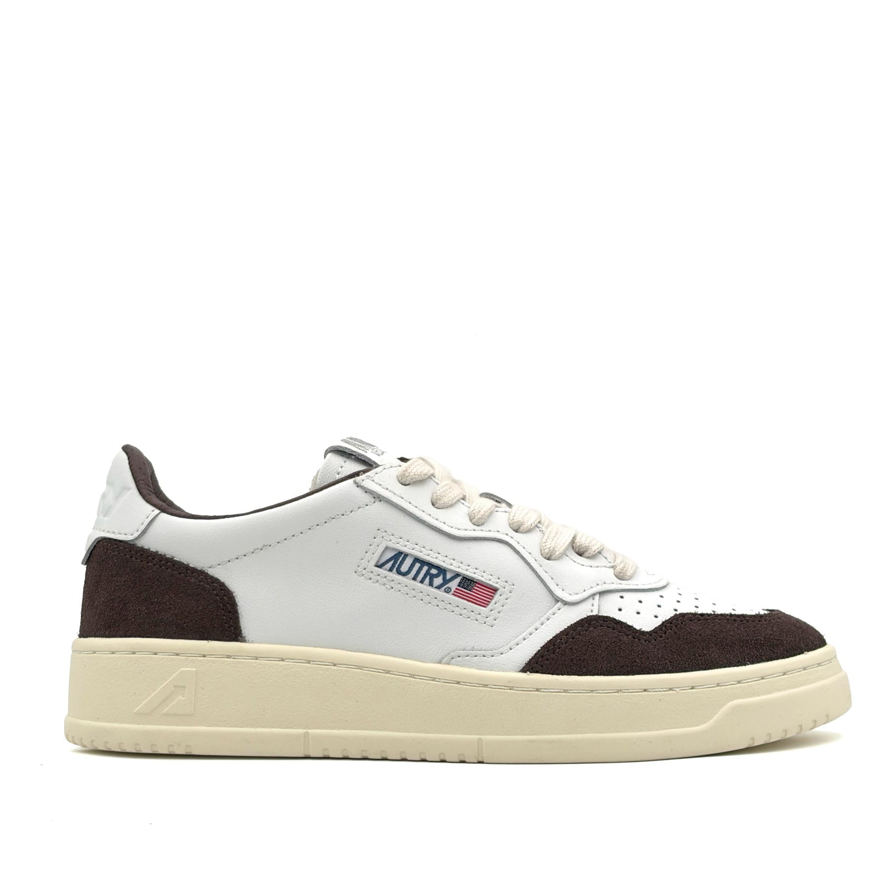 Medalist Low Women Soft Leather Suede White Mogano