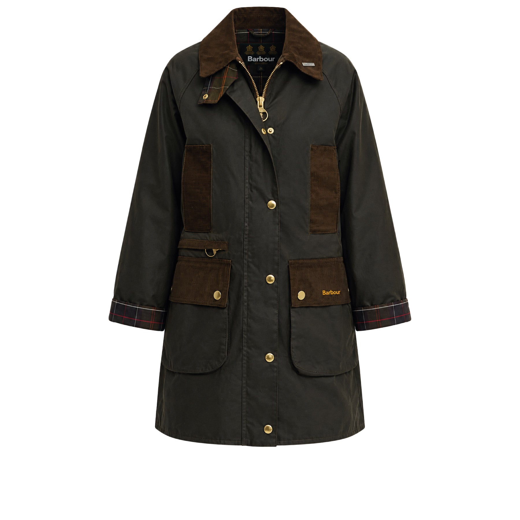 Icons Beaufort Wax Jacket Olive Women