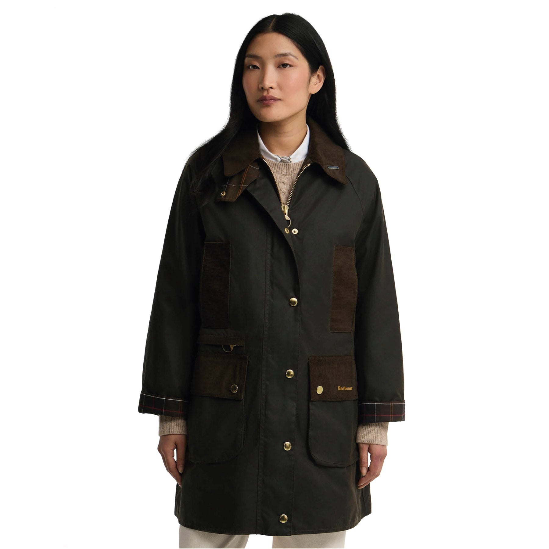 Icons Beaufort Wax Jacket Olive Women