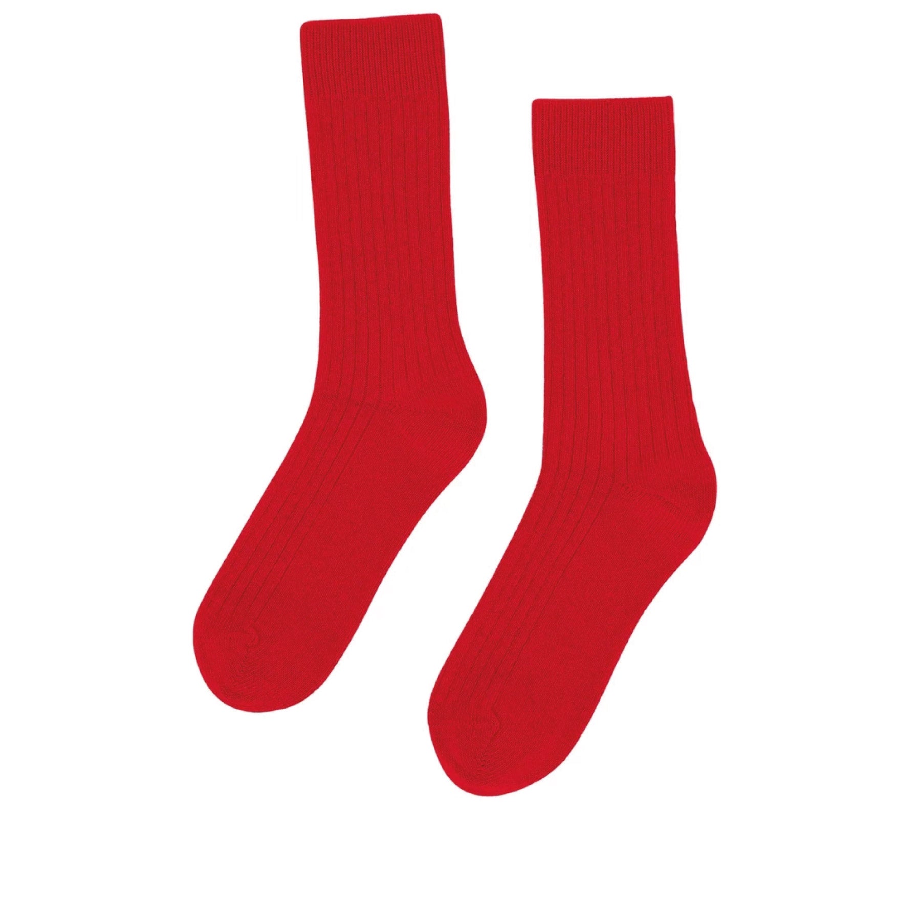 Merino Wool Sock Red Tangerine