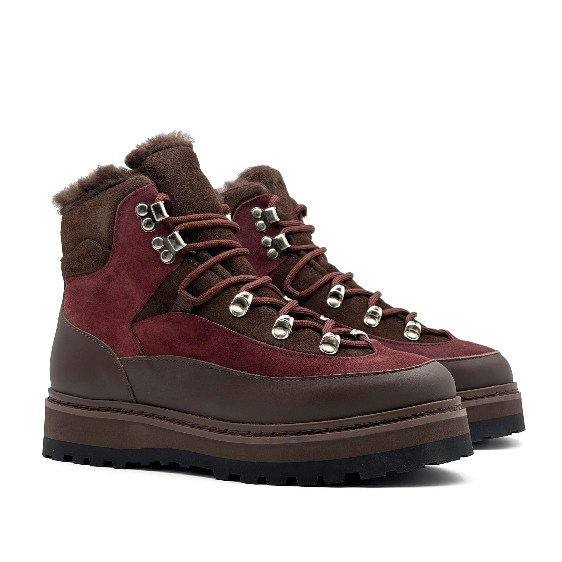 Tag Cap Leather Suede Choco Mulberry W