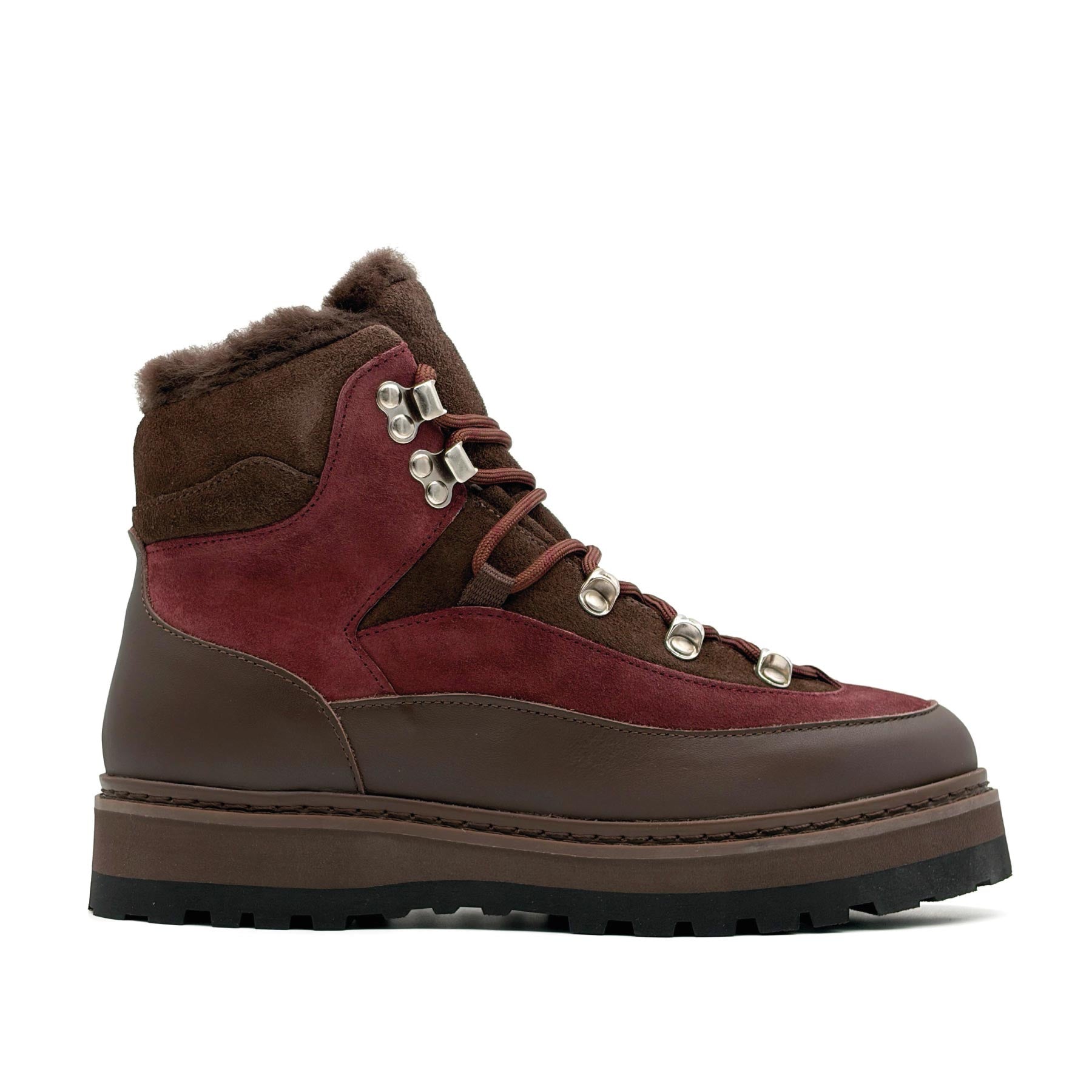Tag Cap Leather Suede Choco Mulberry W